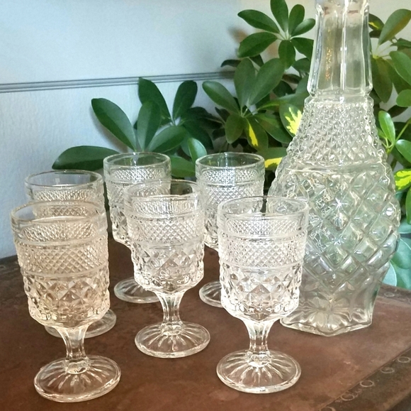 Anchor Hocking Other - 🍷Vintage Wexford Wine Set🍷